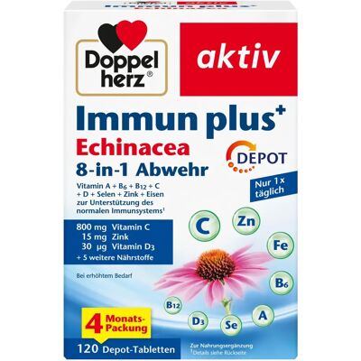 Doppelherz Echinacea Immun Plus - Nahrungsergänzungstabletten Doppelherz Echinacea Immun Plus - Nahrungsergänzungstabletten