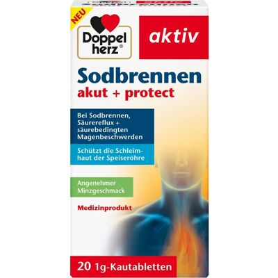 Doppelherz Gesundheit Magen & Verdauung Sodbrennen Akut + Protect - Gesundheitsprodukt Doppelherz Gesundheit Magen & Verdauung Sodbrennen Akut + Protect - Gesundheitsprodukt