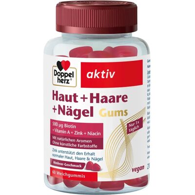 Doppelherz Haut + Haare + Nägel Gummies - Nahrungsergänzungsmittel Doppelherz Haut + Haare + Nägel Gummies - Nahrungsergänzungsmittel