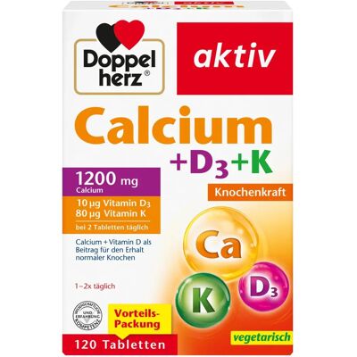Doppelherz Calcium D3 K Tabletten - Nahrungsergänzungsmittel Doppelherz Calcium D3 K Tabletten - Nahrungsergänzungsmittel