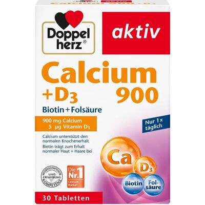 Doppelherz Calcium 900+D3 Tabletten - Für Knochen & Muskeln Doppelherz Calcium 900+D3 Tabletten - Für Knochen & Muskeln