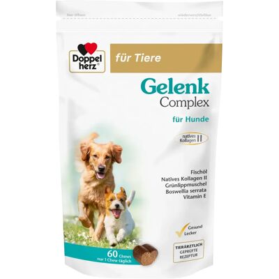 Doppelherz pour animaux Complexe articulaire pour chiens 60 croquettes Doppelherz pour animaux Complexe articulaire pour chiens 60 croquettes