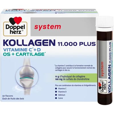 Doppelherz - Kollagen 11.000 - Ampoules - 30 - Complément alimentaire - Publicité Doppelherz - Kollagen 11.000 - Ampoules - 30 - Complément alimentaire - Publicité