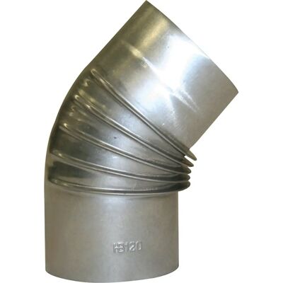 KAMINO-FLAM Tubería de esquina en acero aluminio 45° - Tipo de producto KAMINO-FLAM Tubería de esquina en acero aluminio 45° - Tipo de producto
