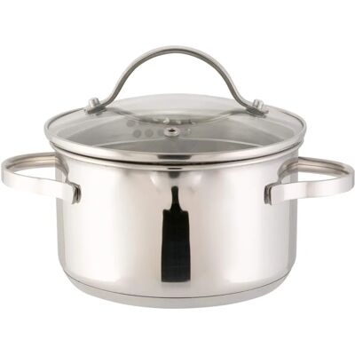 Pentola Pado in Acciaio Inox 16cm - 1,5L Adatta a Tutti i Fusi Pentola Pado in Acciaio Inox 16cm - 1,5L Adatta a Tutti i Fusi