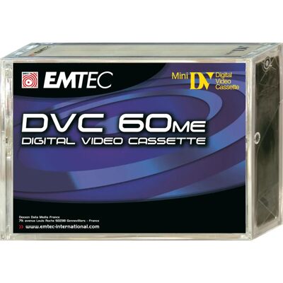 Emtec DVC 60 Min ME - Cassette vidéo 60 min - Lot de 5 Emtec DVC 60 Min ME - Cassette vidéo 60 min - Lot de 5