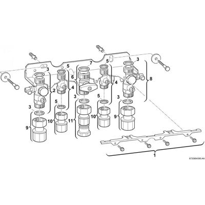 Bosch 7719002372 Plaque de raccordement - Gaz naturel et liquide - Publicité Bosch 7719002372 Plaque de raccordement - Gaz naturel et liquide - Publicité