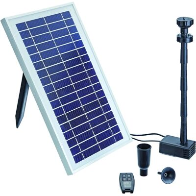 Solární vodní čerpadlo Pontec - PondoSolar 600 Control - 600 l/h, LED osvětlení Solární vodní čerpadlo Pontec - PondoSolar 600 Control - 600 l/h, LED osvětlení