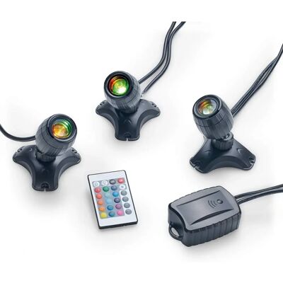 Pontec PondoStar LED RGBW Set 3 - Vijververlichting Pontec PondoStar LED RGBW Set 3 - Vijververlichting