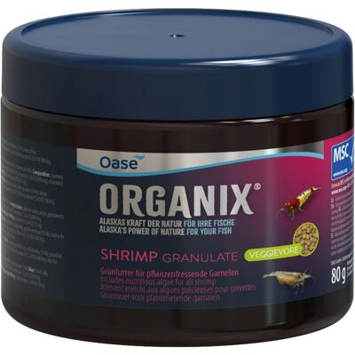 OASE ORGANIX - Groente-garnalen granulaat - 0.08 kg - Vissenvoer OASE ORGANIX - Groente-garnalen granulaat - 0.08 kg - Vissenvoer