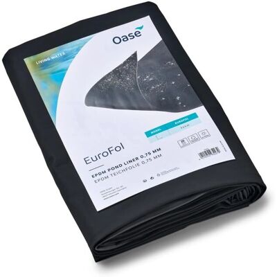 Oase EuroFol EPDM Teichfolie - 4x3m, 0,75mm, Flexibel, Wasserfest Oase EuroFol EPDM Teichfolie - 4x3m, 0,75mm, Flexibel, Wasserfest