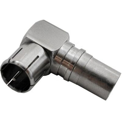 Wisi DV97 Metallischer Drahtverbinder - F-Quick-Winkelstecker - Kabelverbinder Wisi DV97 Metallischer Drahtverbinder - F-Quick-Winkelstecker - Kabelverbinder