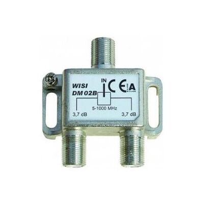 Wisi DM 02 B Kabelverteiler - Silber/Weiß - Kabelverteiler Wisi DM 02 B Kabelverteiler - Silber/Weiß - Kabelverteiler