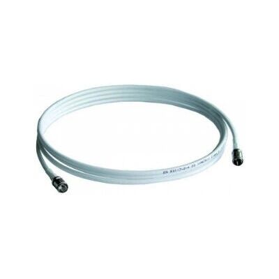 Wisi DS 35 0035 Koaxialkabel - Stecker / Stecker - 0,35 m - Weiß Wisi DS 35 0035 Koaxialkabel - Stecker / Stecker - 0,35 m - Weiß