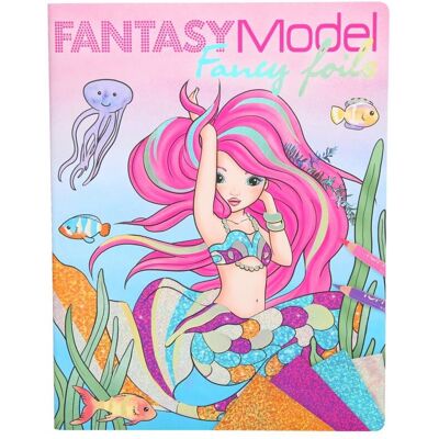 Livre de Coloration TOPModel Modèle Fantaisie - Feuilles de Folie Livre de Coloration TOPModel Modèle Fantaisie - Feuilles de Folie