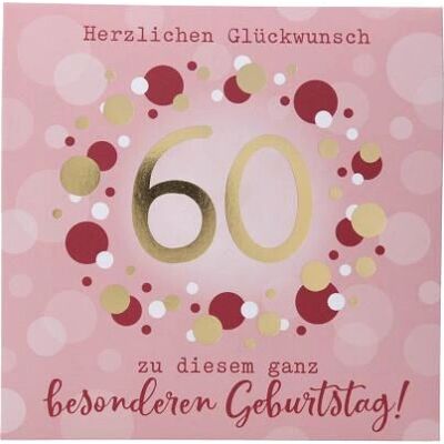 Depesche 0011694-009 Musical Christmas Greeting Card - 60th Birthday Depesche 0011694-009 Musical Christmas Greeting Card - 60th Birthday