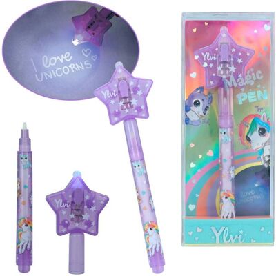 Stylo lumineux Depesche Violet - Messages secrets & Design licorne Stylo lumineux Depesche Violet - Messages secrets & Design licorne