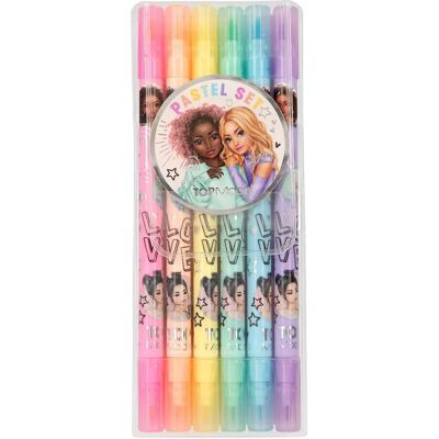 TOPModel 6 Feutres en Fibre - Couleurs Pastel - Feutres Fibre TOPModel 6 Feutres en Fibre - Couleurs Pastel - Feutres Fibre