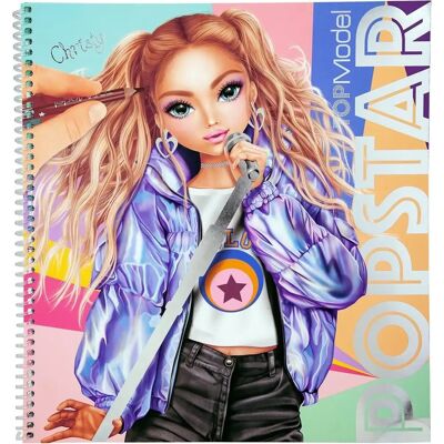 Depesche Topmodel Popstar Livre de Coloriage - Thème Musical - Publicité Depesche Topmodel Popstar Livre de Coloriage - Thème Musical - Publicité