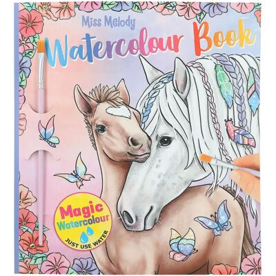 Miss Melody Wasserfarben Magisch Malbuch - Pferde Miss Melody Wasserfarben Magisch Malbuch - Pferde