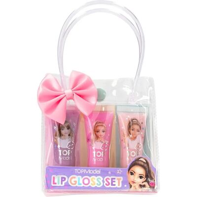 Top Model Topmodel Ensemble de Gloss Colorés - Mini Sac - Publicité Top Model Topmodel Ensemble de Gloss Colorés - Mini Sac - Publicité
