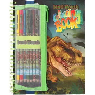 Dino World - Malbuch - Dinosaurier-Thema - Softcover Dino World - Malbuch - Dinosaurier-Thema - Softcover