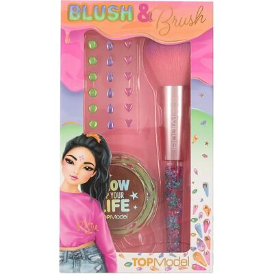 Top Model Childrens Blush & Brush Make Up Set - Kids Beauty Top Model Childrens Blush & Brush Make Up Set - Kids Beauty
