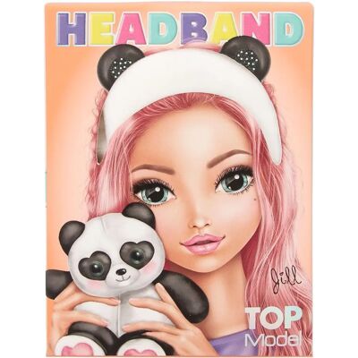 Topmodel Childrens Panda Headband - Elastic, Glitter Ears - Headband for Girls Topmodel Childrens Panda Headband - Elastic, Glitter Ears - Headband for Girls