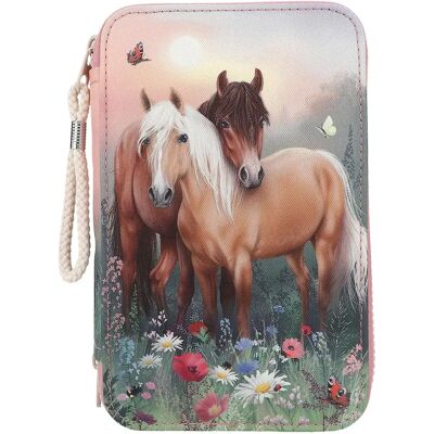 Miss Melody Triple Pencil Case FLOWERS - Etui Miss Melody Triple Pencil Case FLOWERS - Etui