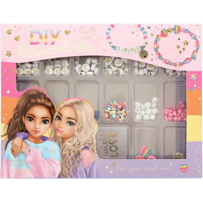 Kit de joyería TOPModel - Cuentas con letras y arcilla multicolor - +6 años Kit de joyería TOPModel - Cuentas con letras y arcilla multicolor - +6 años