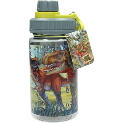 Dino World Drinkfles - Transparant Groen - 500 Ml Dino World Drinkfles - Transparant Groen - 500 Ml