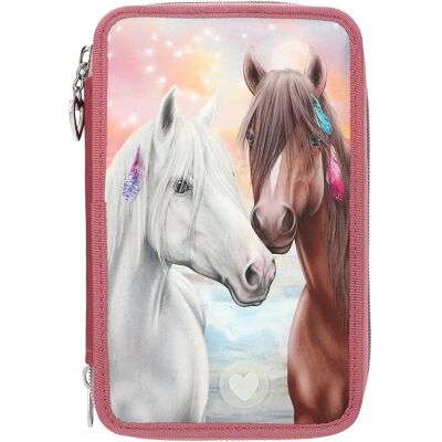 Depesche Miss Melody LED Federtasche - 3 Fächer Multicolour Depesche Miss Melody LED Federtasche - 3 Fächer Multicolour