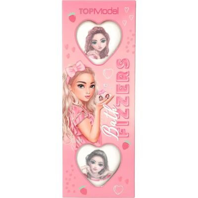 Topmodel Bedruckte Bathfizzers - Weiß, Pink - 30g je - Badekugeln Topmodel Bedruckte Bathfizzers - Weiß, Pink - 30g je - Badekugeln
