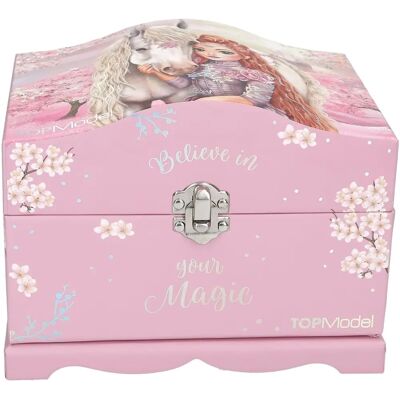 TOPModel Roze Sieradenkist met Licht - Opbergdoos TOPModel Roze Sieradenkist met Licht - Opbergdoos