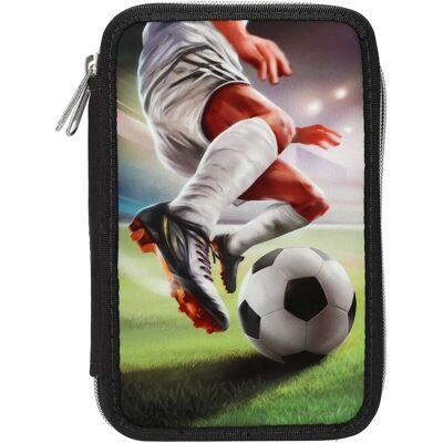 Depesche - 14185 Action World Football - Trousse à crayons multicolore - Publicité Depesche - 14185 Action World Football - Trousse à crayons multicolore - Publicité