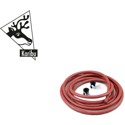 KARIBU Silikonkabel - 3m, 5x2,5mm², rot - Silikonkabel KARIBU Silikonkabel - 3m, 5x2,5mm², rot - Silikonkabel