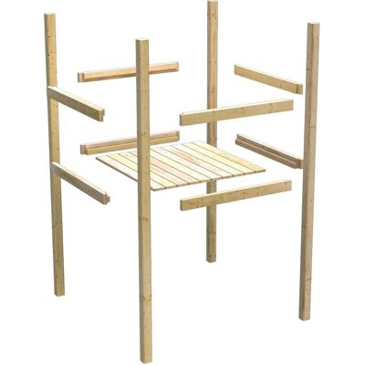 AKUBI Fidel Beige Spielturm - Spielturm AKUBI Fidel Beige Spielturm - Spielturm