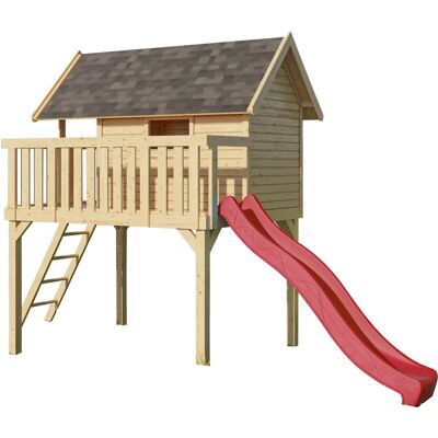 AKUBI Fidel Beiger Kinderspielturm - Spielturm AKUBI Fidel Beiger Kinderspielturm - Spielturm