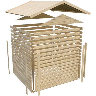 KARIBU Traufberg 3 - Gartenhaus aus Holz - 12,2 cbm KARIBU Traufberg 3 - Gartenhaus aus Holz - 12,2 cbm
