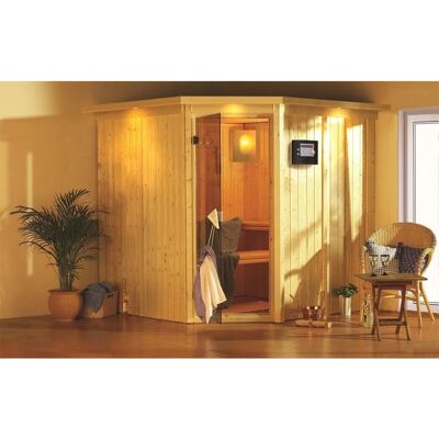 Karibu Jarin Sauna - Isolée 68 mm - Type de Sauna - Publicité Karibu Jarin Sauna - Isolée 68 mm - Type de Sauna - Publicité