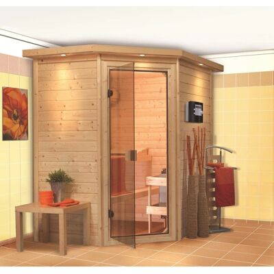 Sauna Cilja Nature avec Couronne Karibu - Publicité Sauna Cilja Nature avec Couronne Karibu - Publicité