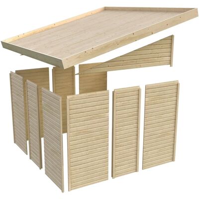 KARIBU Wurmberg 2 Gartenhaus - Holz, 3,3 qm Grundfläche KARIBU Wurmberg 2 Gartenhaus - Holz, 3,3 qm Grundfläche