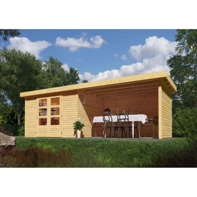 Gartenhaus KARIBU Askola 5 - Nordische Fichte, Beige Gartenhaus KARIBU Askola 5 - Nordische Fichte, Beige