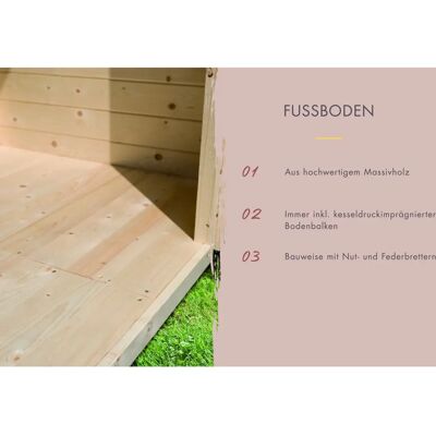 KARIBU Nordic Sauna Beige - Außensauna aus Fichte KARIBU Nordic Sauna Beige - Außensauna aus Fichte