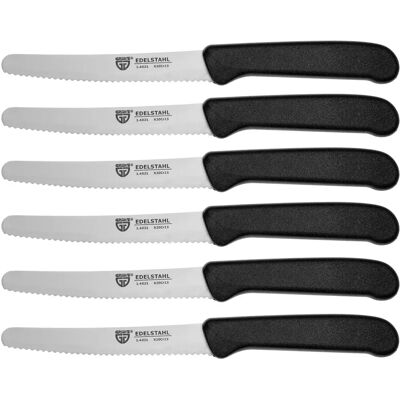 GRÄWE Schwarzes Brot- & Vespermesser - Brötchenmesser GRÄWE Schwarzes Brot- & Vespermesser - Brötchenmesser