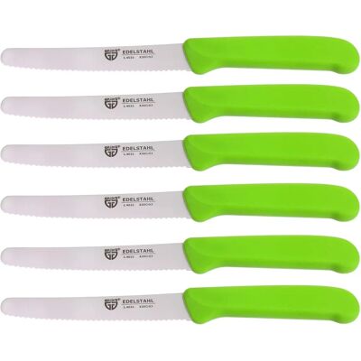 GRÄWE Edelstahlmesser-Set - Grün - Schneiden, Camping GRÄWE Edelstahlmesser-Set - Grün - Schneiden, Camping