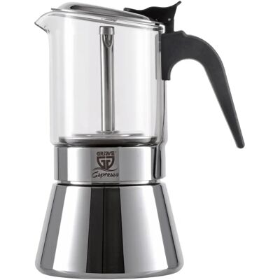 GRÄWE - Espressokocher - 6 Tassen - Glaskanne - Coffee maker GRÄWE - Espressokocher - 6 Tassen - Glaskanne - Coffee maker