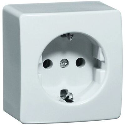 PEHA Weiße Steckdose - IP20 Schuko 1-fach PEHA Weiße Steckdose - IP20 Schuko 1-fach