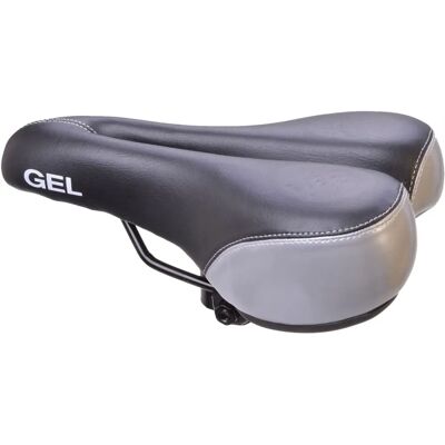 FREI BIKE 47043 - Asiento de bicicleta con inserto de gel y mordaza ajustable FREI BIKE 47043 - Asiento de bicicleta con inserto de gel y mordaza ajustable