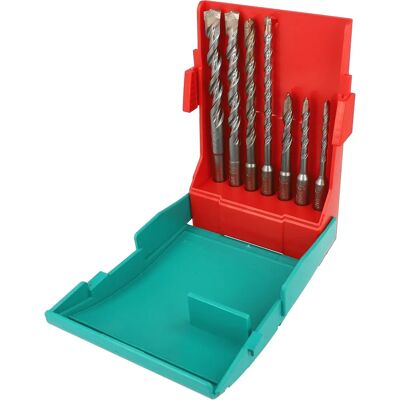 Heller Tools Bionic 16315 Bohrerset für Hammer - 7 Größen Heller Tools Bionic 16315 Bohrerset für Hammer - 7 Größen